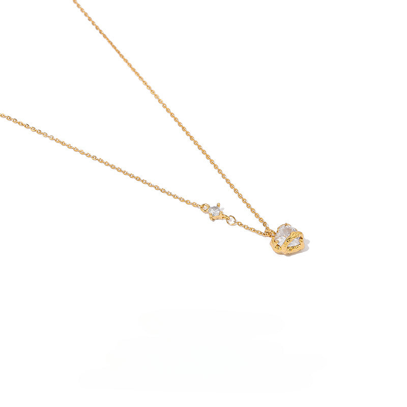 Zircon Heart Necklace