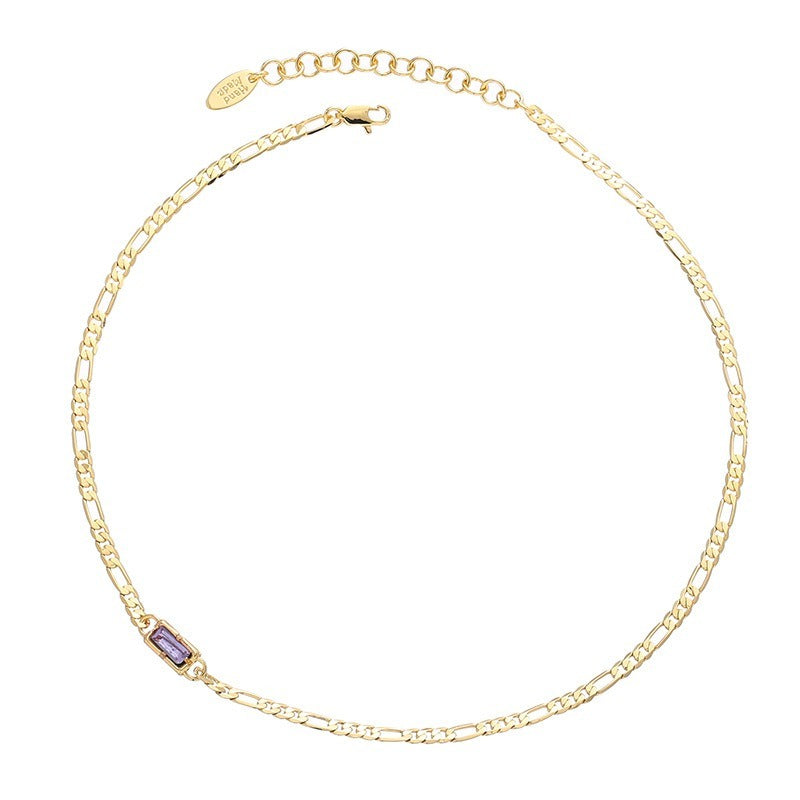 Violet Zircon Necklaces