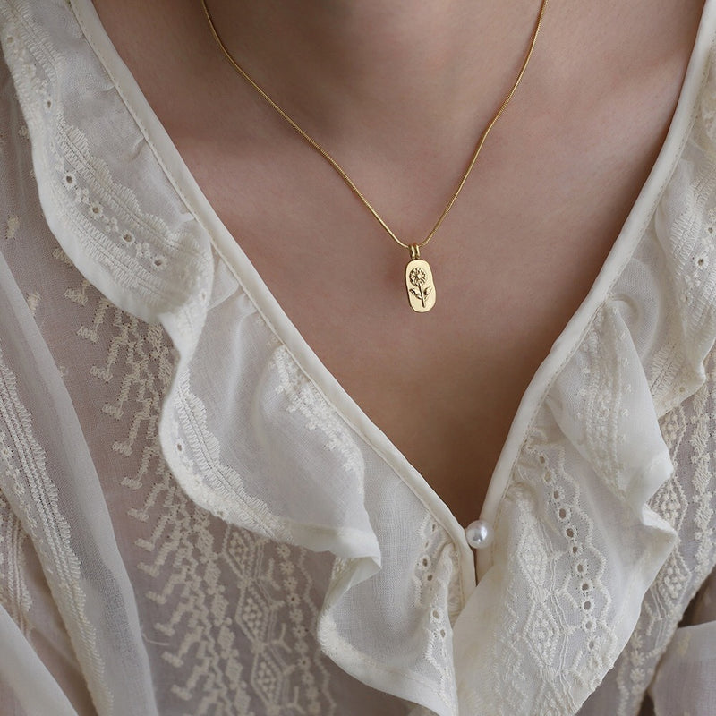 Sunflower In Bloom Necklace