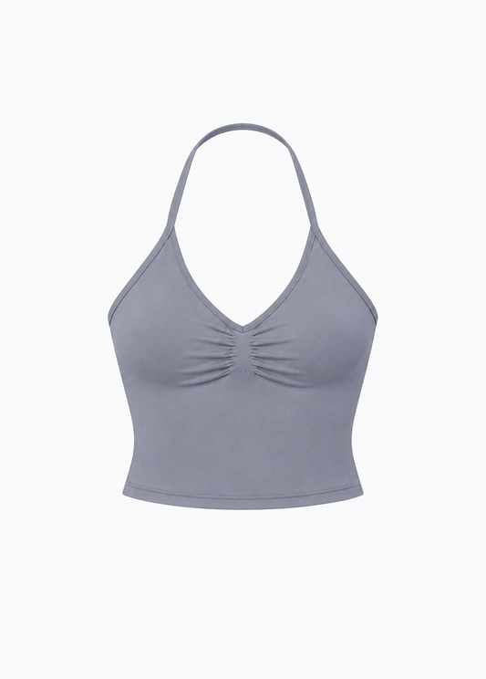 Studio Ruched Halter Top