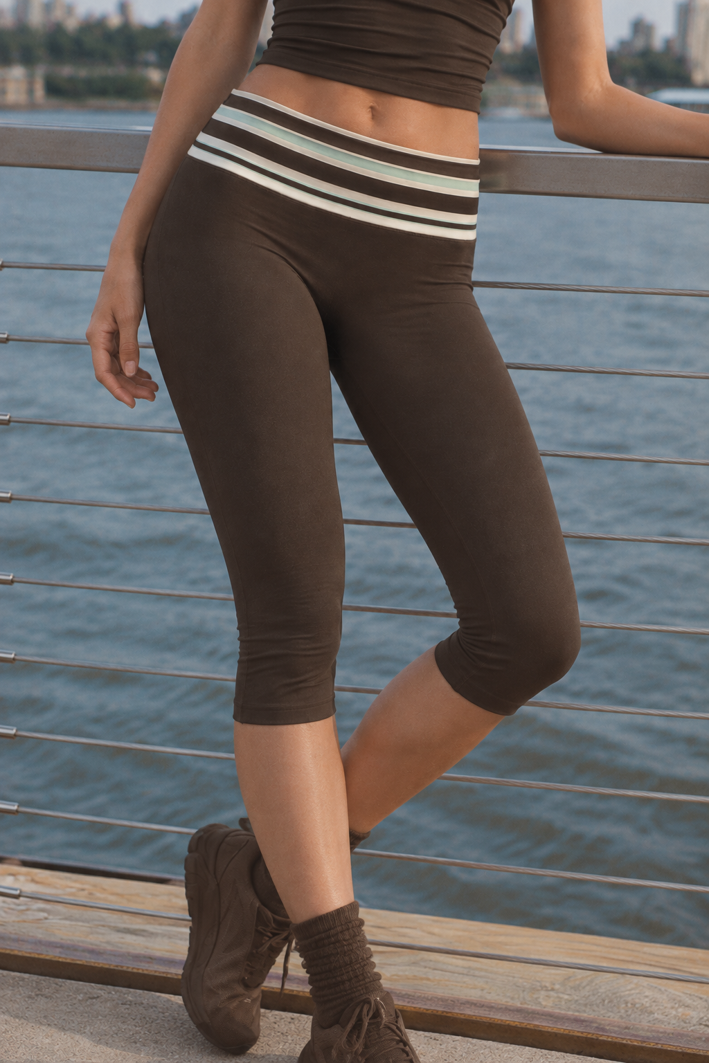 Brown/White