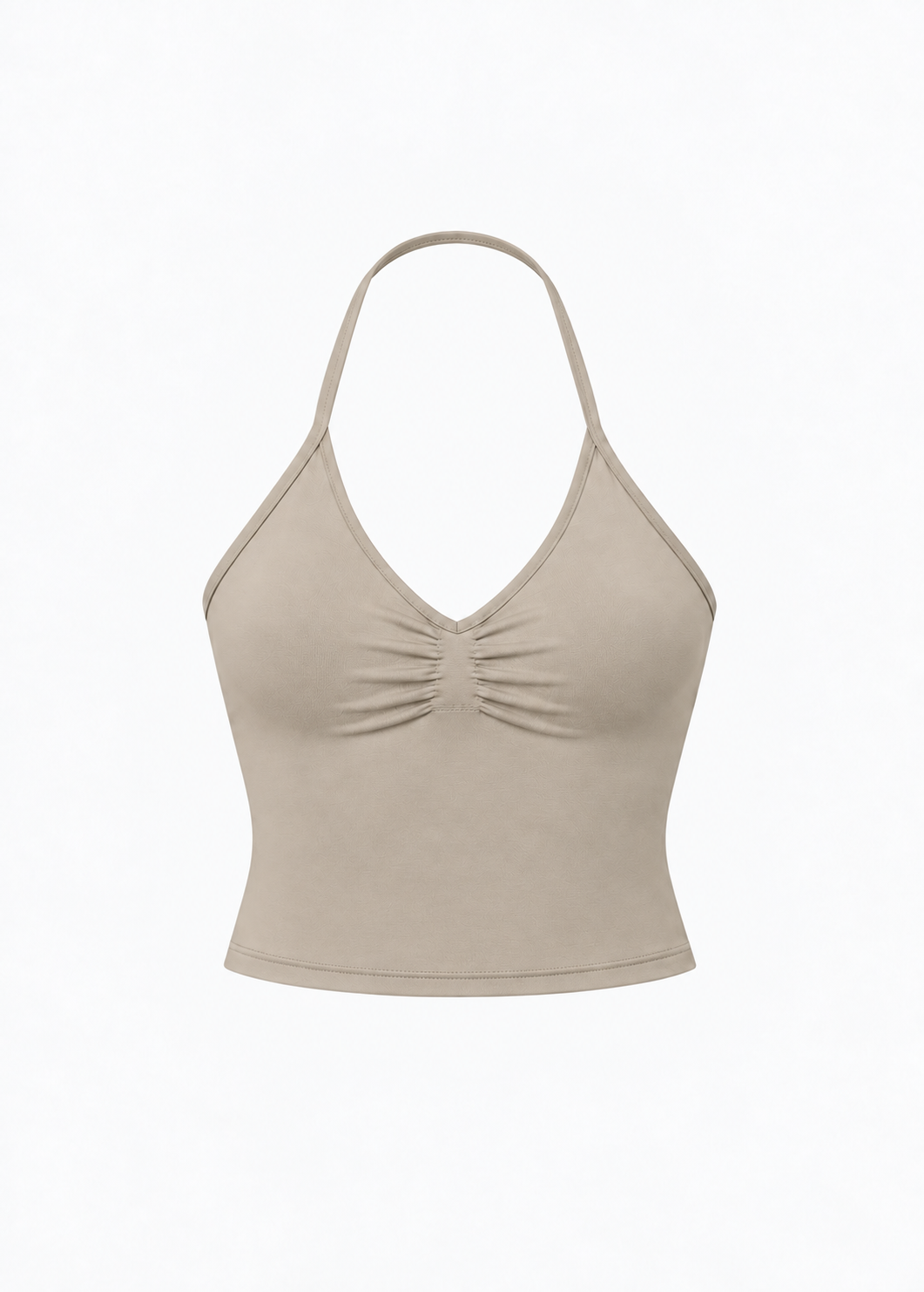 Studio Ruched Halter Top