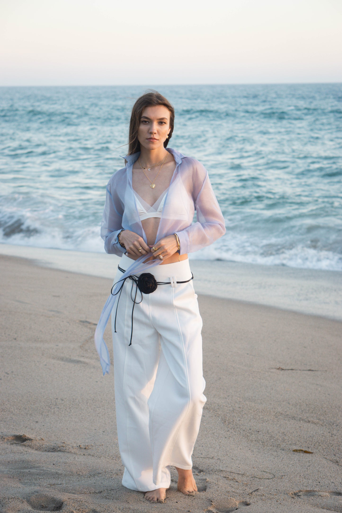 Riviera Wide-Leg Trousers