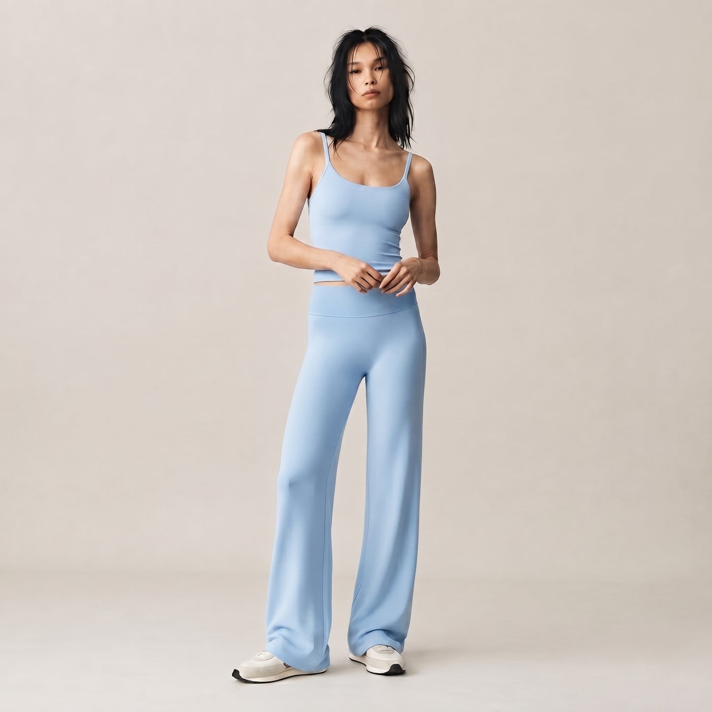 Flow Built-In Bra Cami Tank & Wide-Leg Pant Set