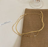 Double Layer Monica Chain Necklace