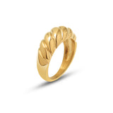 Ribbed Ribbon Ring