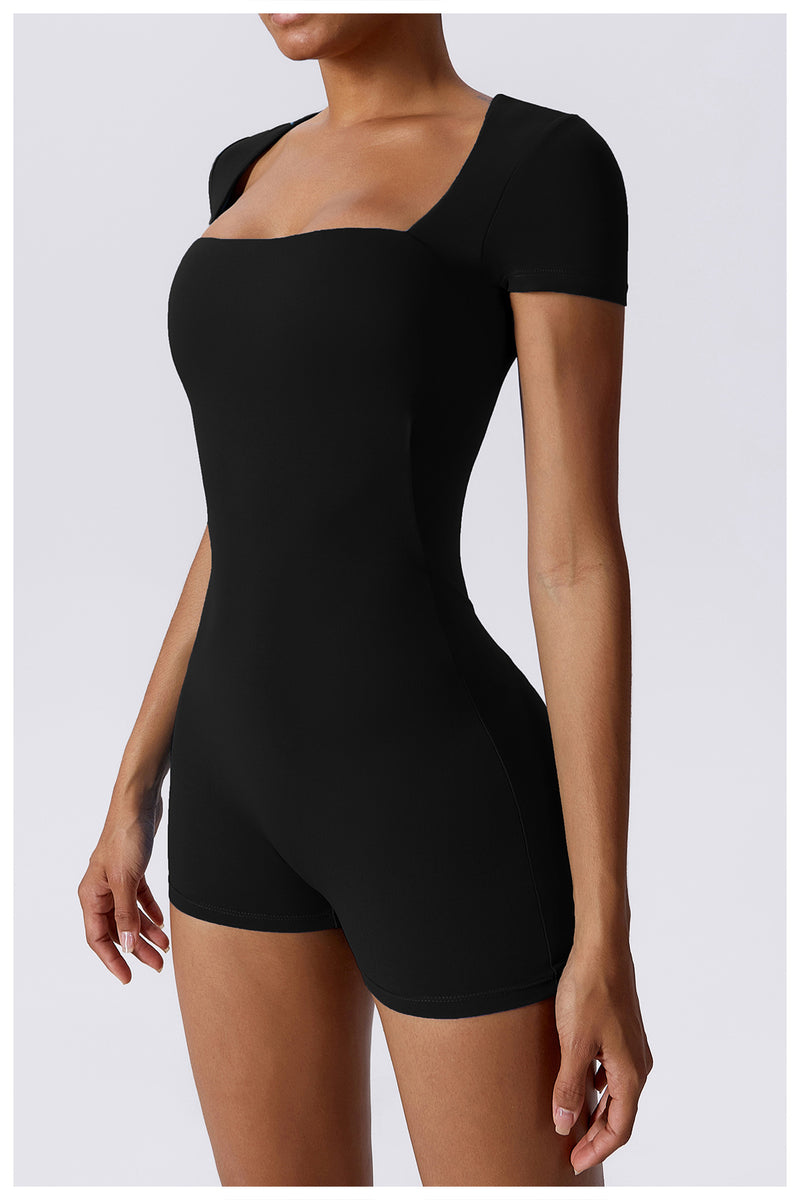 Sculpt Cap Sleeve Yoga Bodysuit