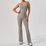 Sculpt Tank Yoga Flared Jumpsuit