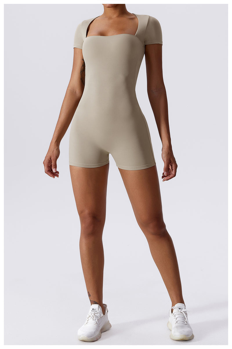 Sculpt Cap Sleeve Yoga Bodysuit