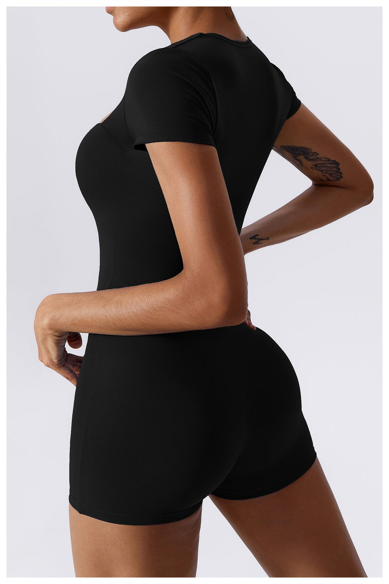 Sculpt Cap Sleeve Yoga Bodysuit