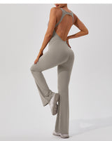 Sculpt Tank Yoga Flared Jumpsuit