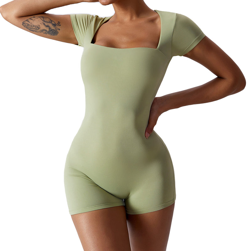 Sculpt Cap Sleeve Yoga Bodysuit