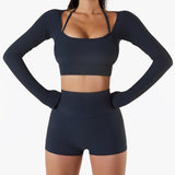 Sculpt Square Neck Two Piece Workout Set