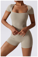 Sculpt Cap Sleeve Yoga Bodysuit