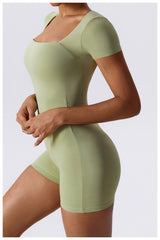 Sculpt Cap Sleeve Yoga Bodysuit