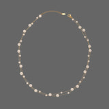 Infinity Pearl Three Strand Necklace