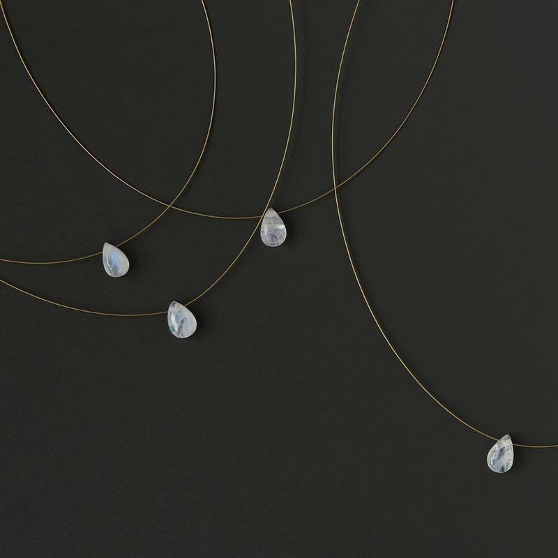 Blue Moonlight Gemstone Necklace