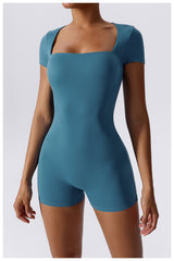 Sculpt Cap Sleeve Yoga Bodysuit