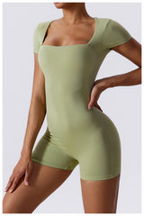 Sculpt Cap Sleeve Yoga Bodysuit