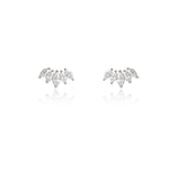 Petal Zircon Earrings