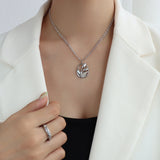 Tulip Flower Pendant Necklace