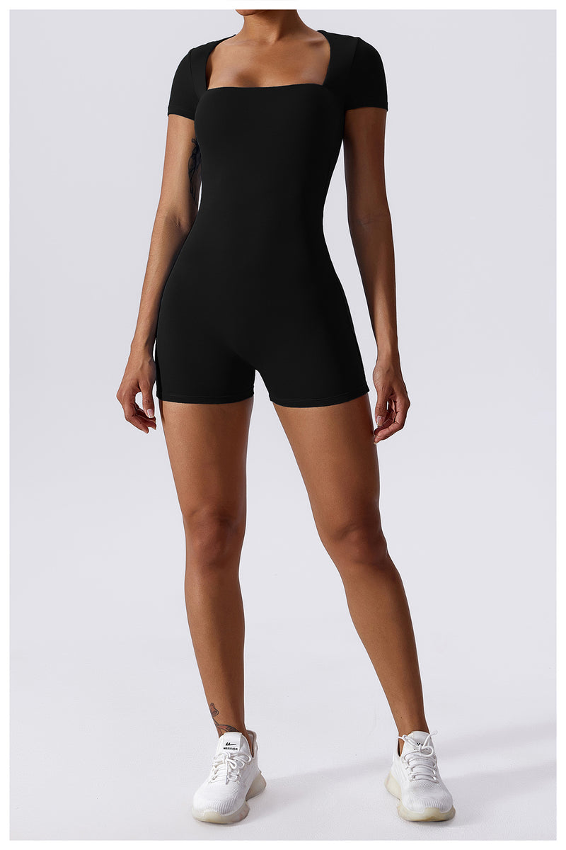 Sculpt Cap Sleeve Yoga Bodysuit