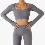 Sculpt Square Neck Two Piece Workout Set