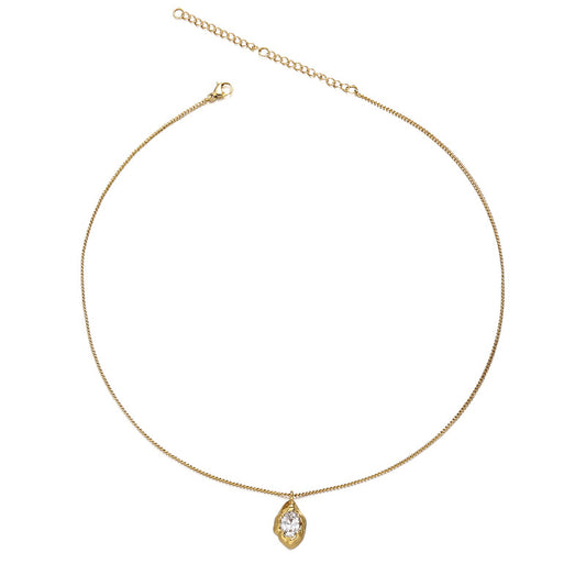 Zircon darling pendant necklace