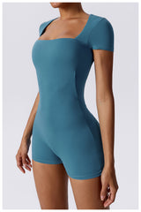 Sculpt Cap Sleeve Yoga Bodysuit