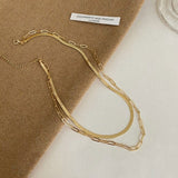 Double Layer Monica Chain Necklace