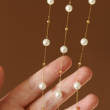 Infinity Pearl Necklace