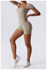 Sculpt Cap Sleeve Yoga Bodysuit