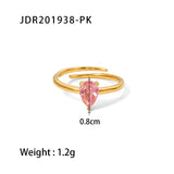 Pink Zircon Ring