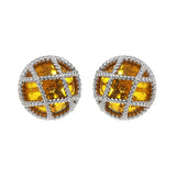 Elegant Lattice Design Studs