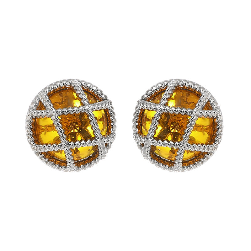 Elegant Lattice Design Studs