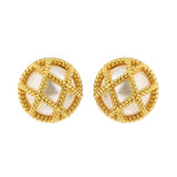 Elegant Lattice Design Studs