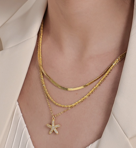 Starfish Pendant Necklace