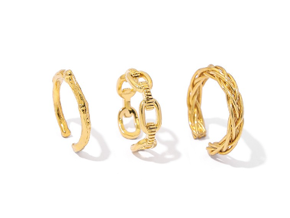 Alluring Ring Trio