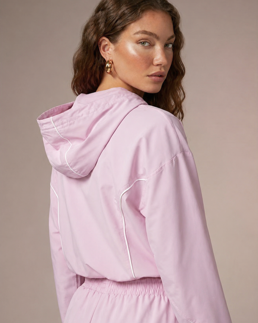Breathe Long Sleeve Hoodie and Shorts Set