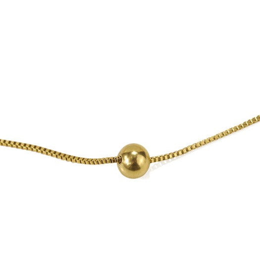 Minimalist Single Bead Necklace