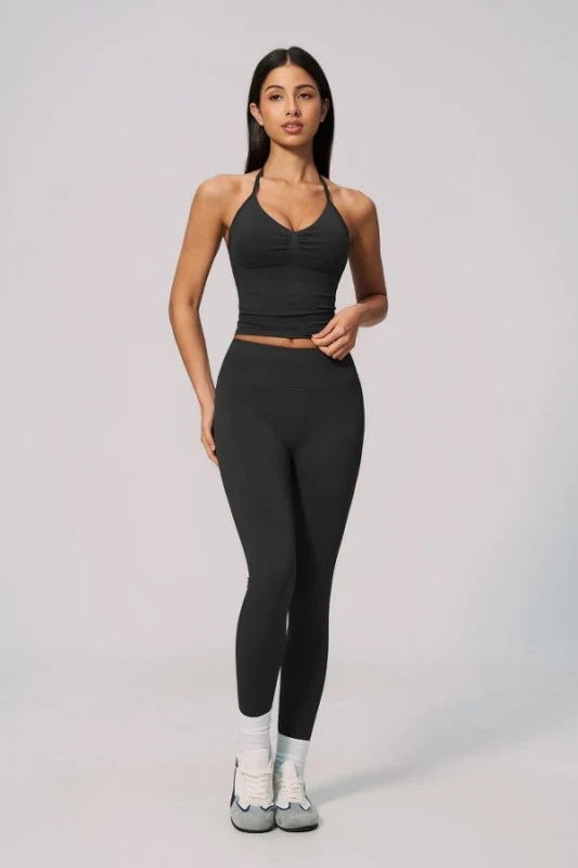 Studio Ruched Halter Top