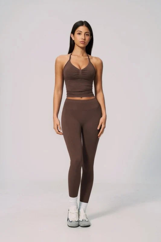 Studio Ruched Halter Top