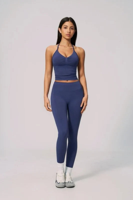 Studio Ruched Halter Top
