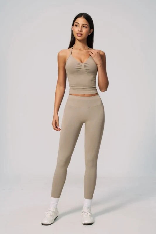 Studio Ruched Halter Top