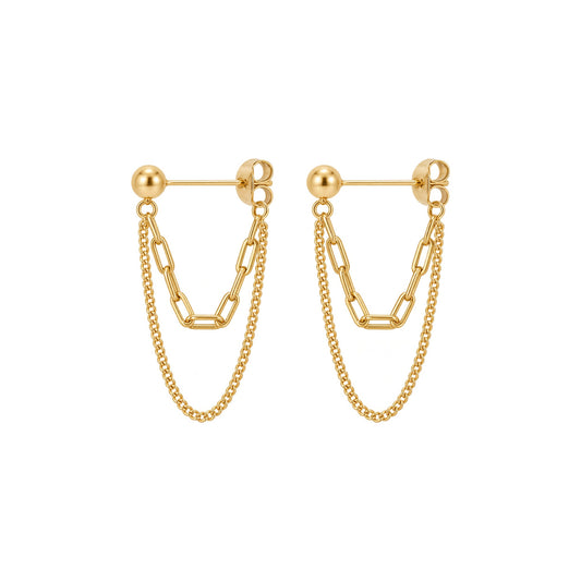 Double Chain Earring