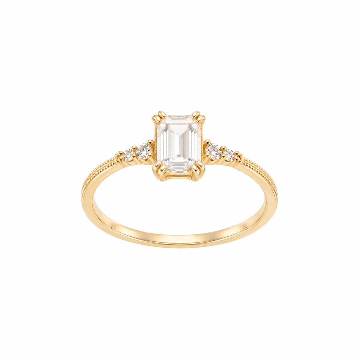 Sugar Candy Crystal Gold Vermeil Ring