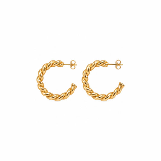 Twist Hoop Earring