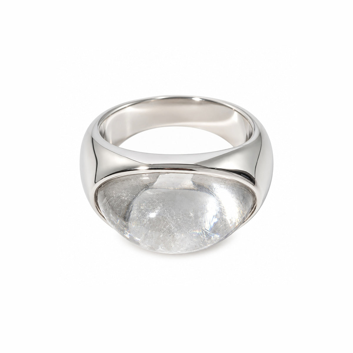 Crystal Statement Ring - Quartz