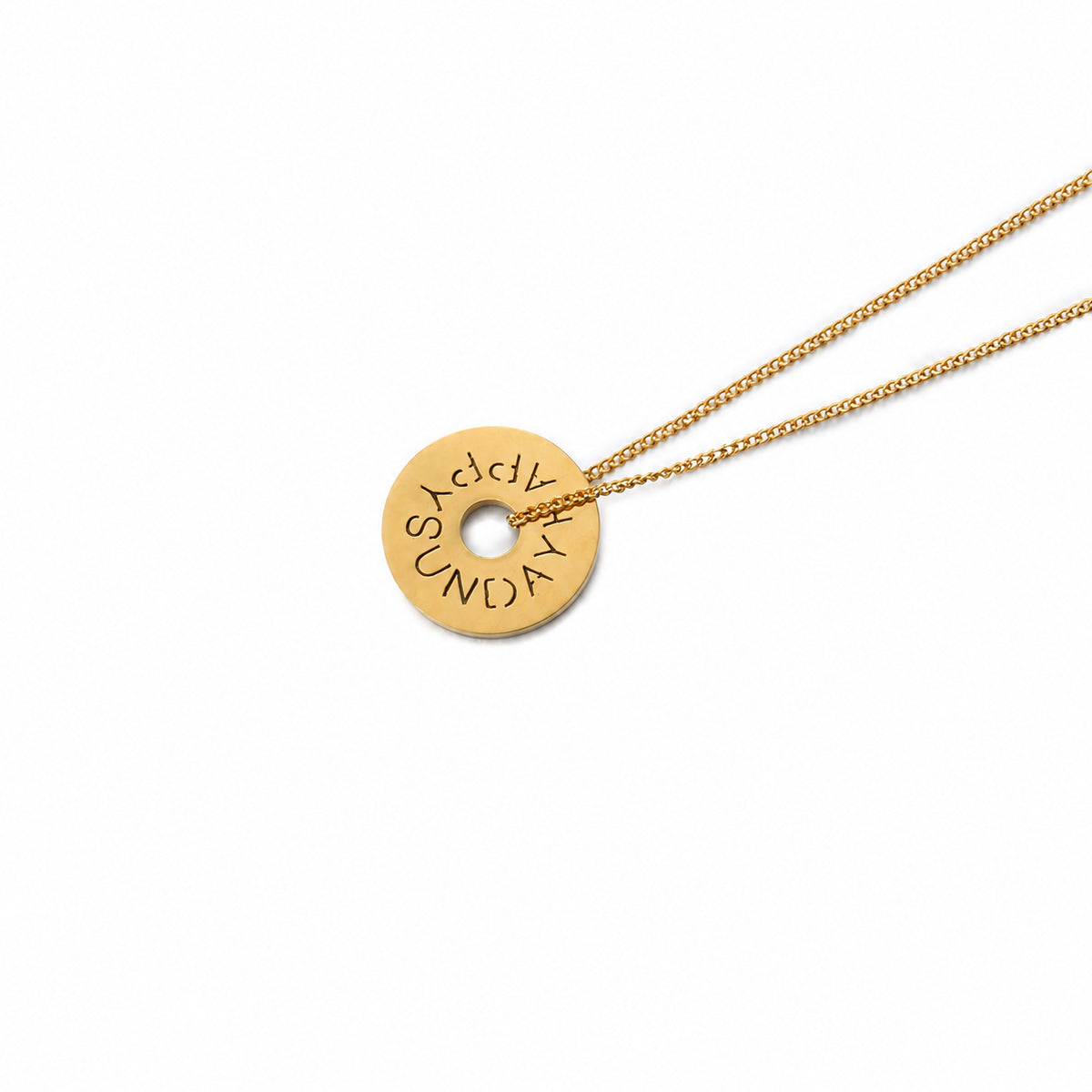 Engraved Necklace Collection - Circle