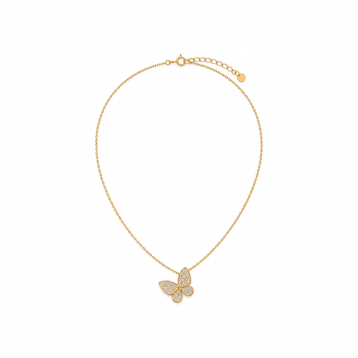 Butterfly Gold Vermeil Necklace - Gold Vermeil